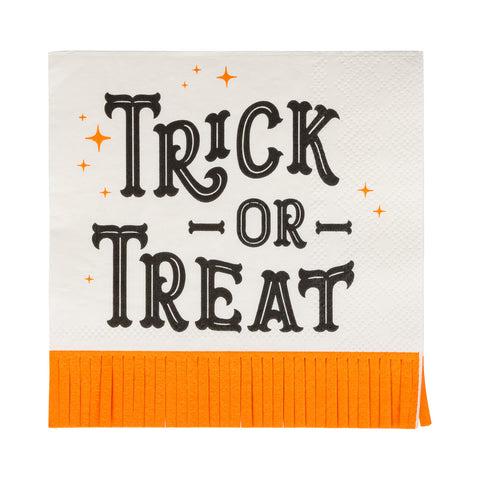 VINTAGE TRICK OR TREAT COCKTAIL NAPKIN